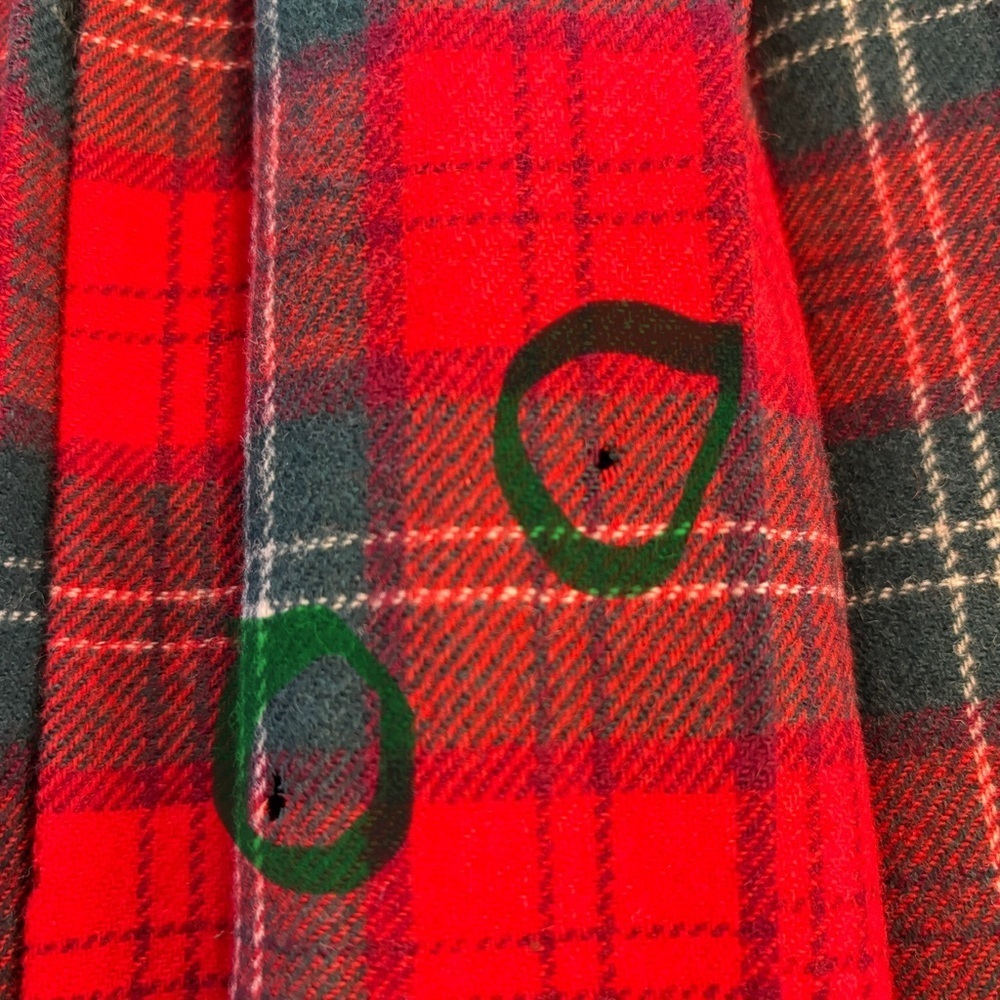VTG Pendleton Tartan Plaid Skirt Pure Wool Pleated Long Made in USA 10 Petite - Picture 2 of 16